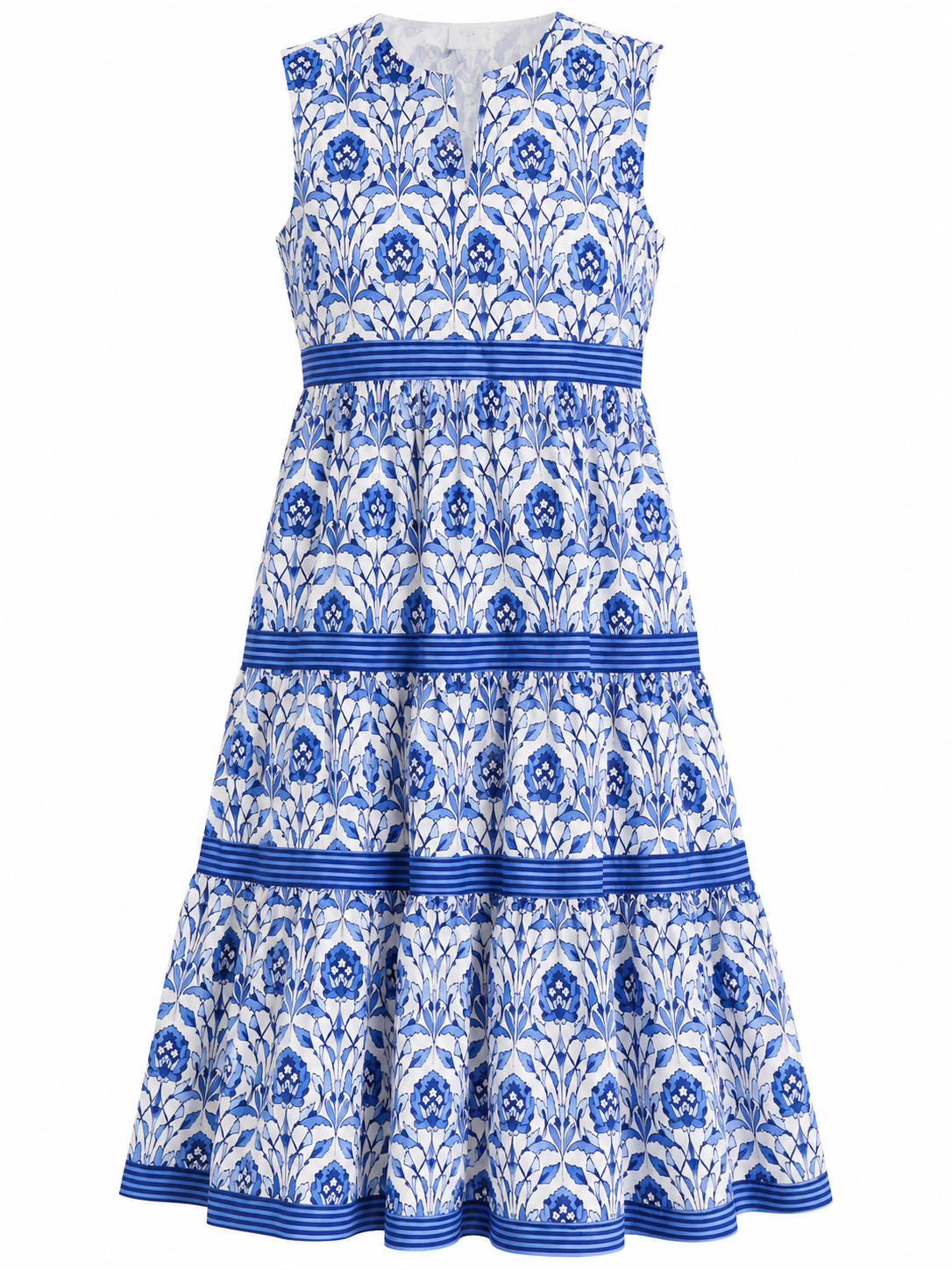 Vestido Florar Azul