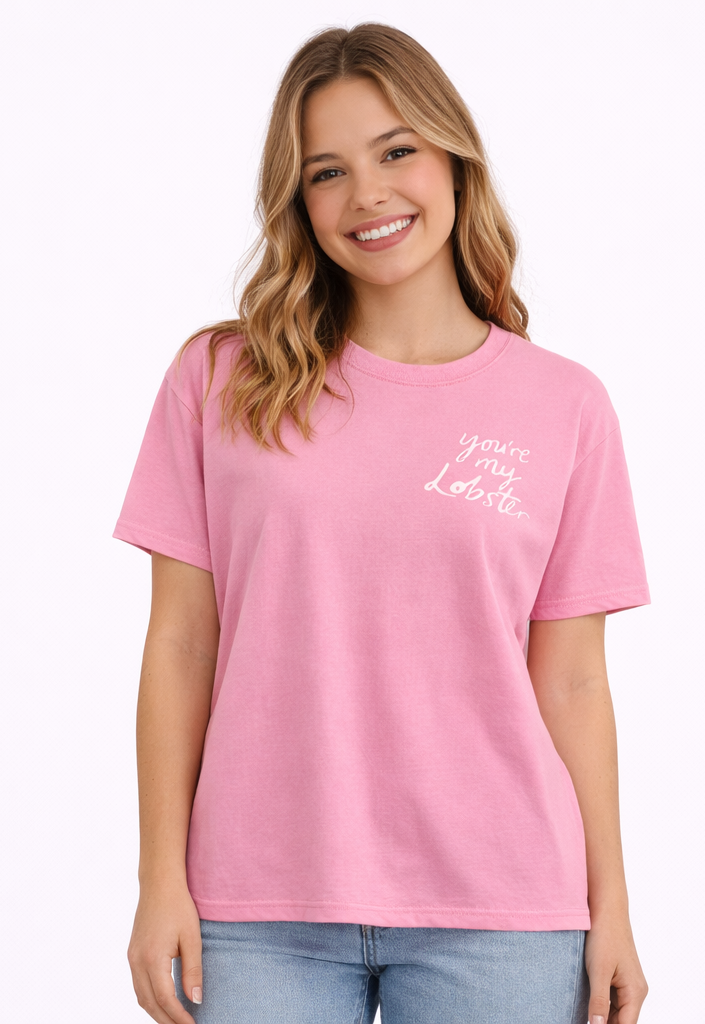 Camiseta “You’re my Lobster” Rosa