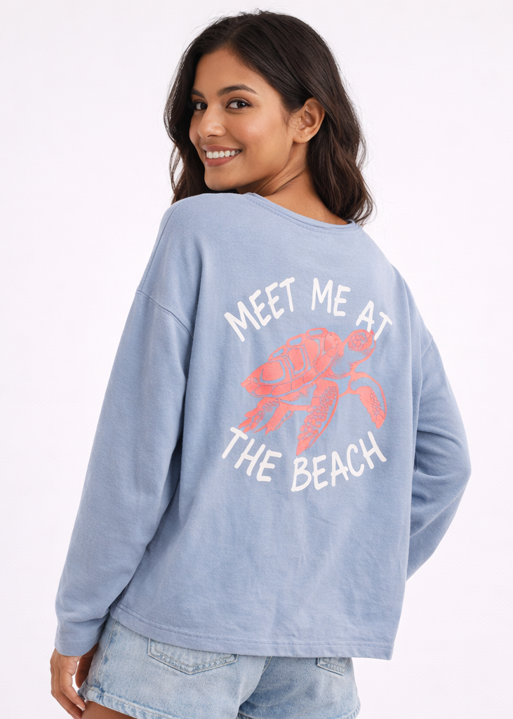 Sudadera Tortuga Azul