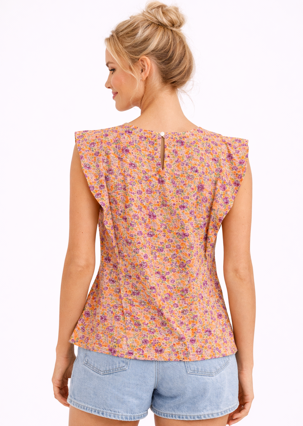 Camisa Volante Coral