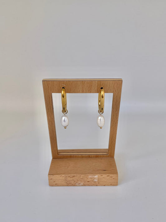 Pendientes Gota Blanca