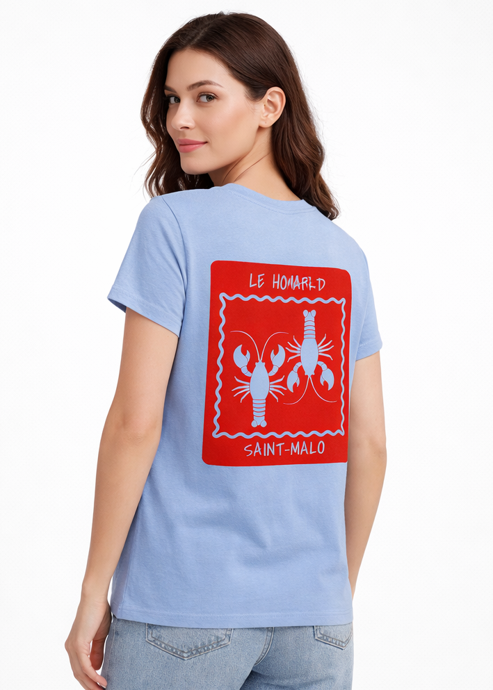 Camiseta Langostas Azul