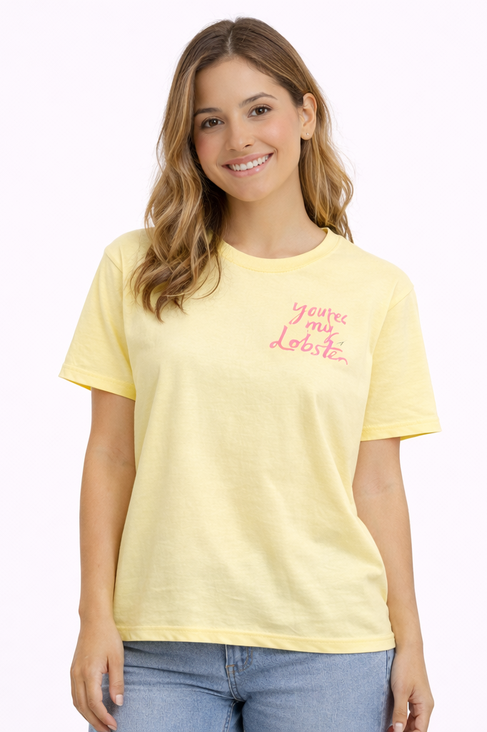 Camiseta “You’re my Lobster” Amarilla