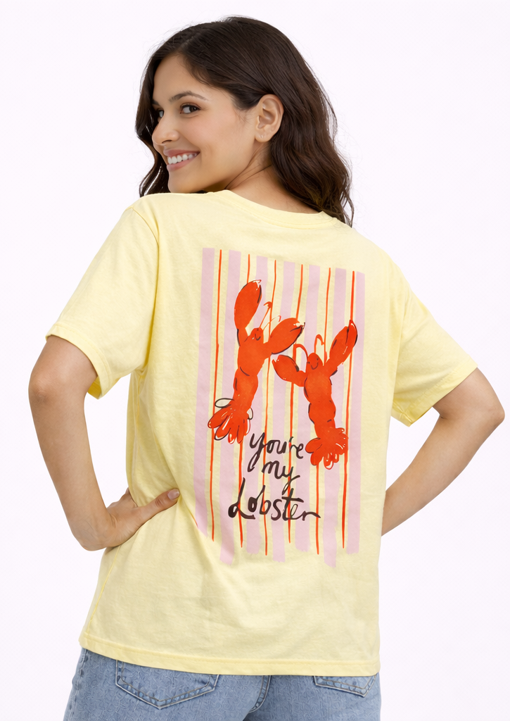 Camiseta “You’re my Lobster” Amarilla