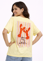 Camiseta “You’re my Lobster” Amarilla