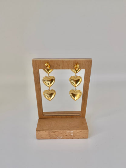 Pendientes Cadena Corazón
