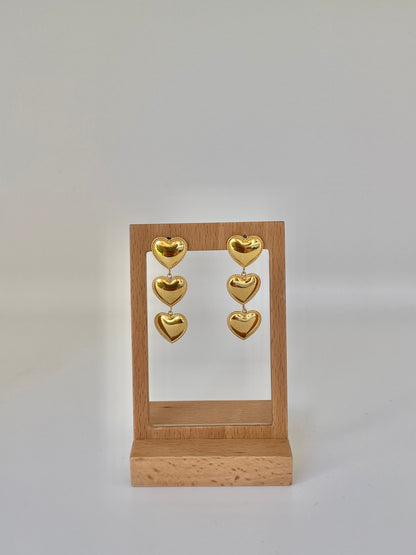 Pendientes Cadena Corazón
