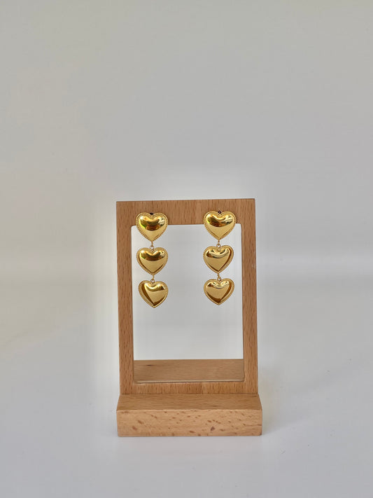 Pendientes Cadena Corazón