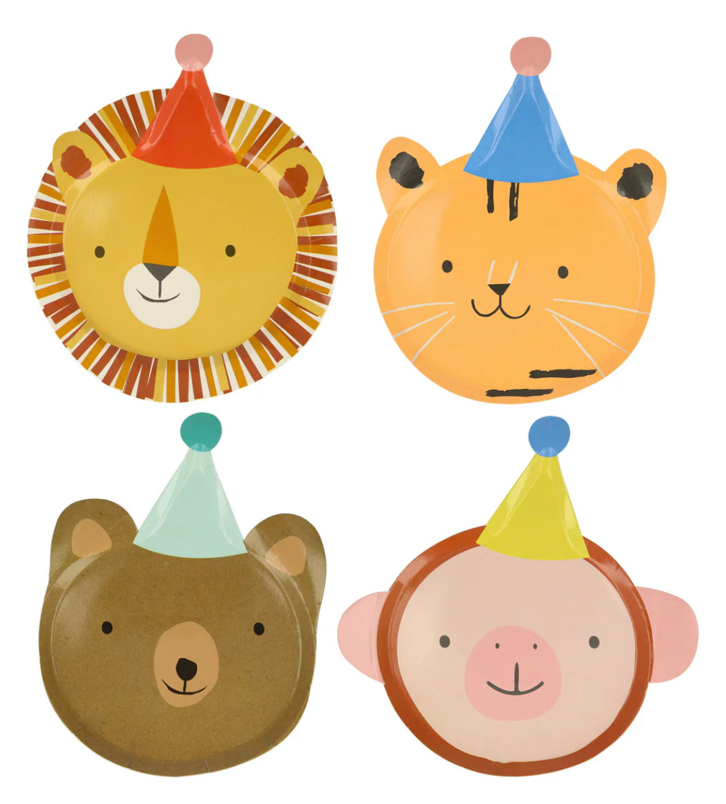 Platos Medianos Desfile de Animales