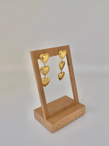 Pendientes Cadena Corazón
