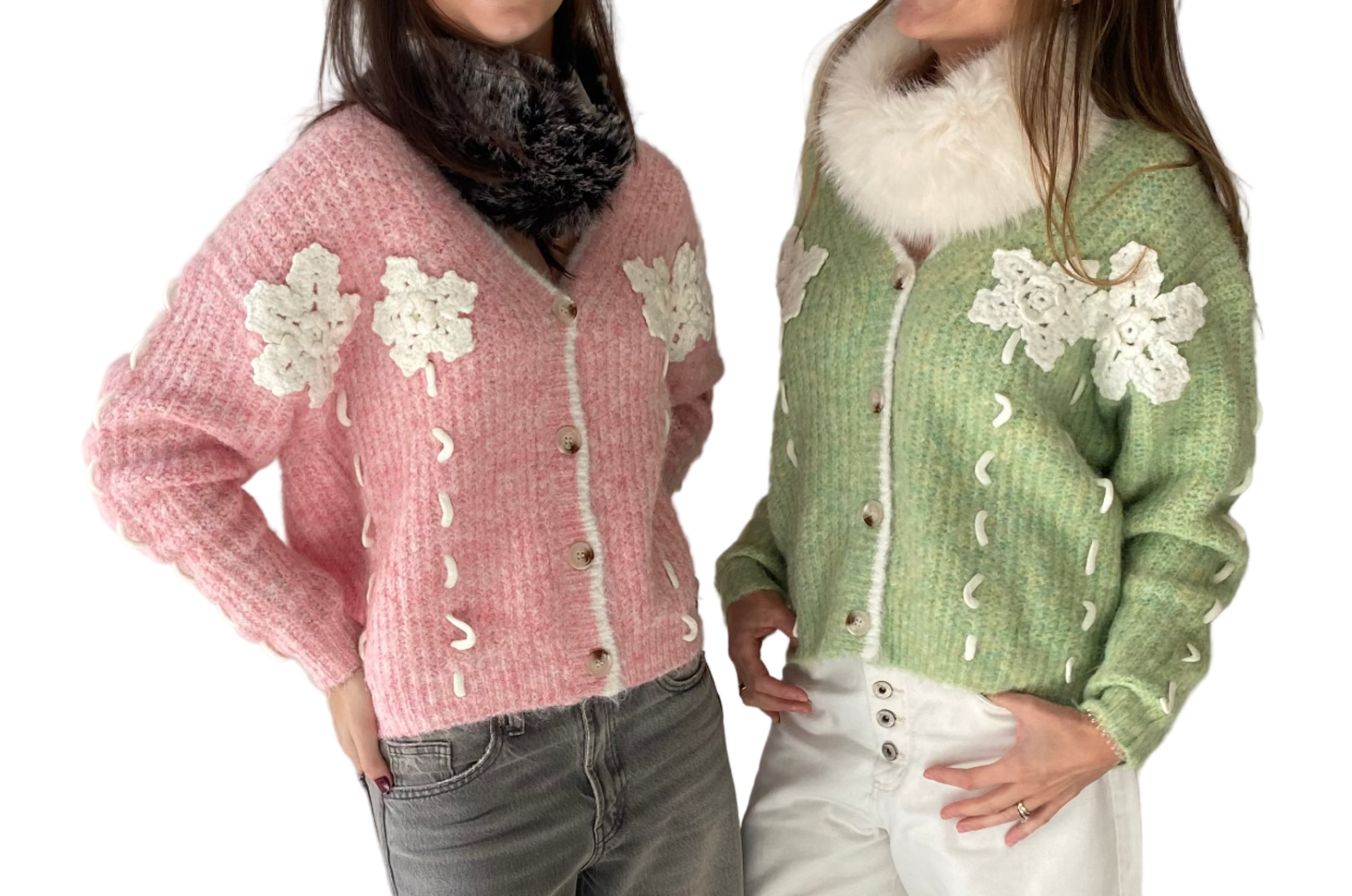 Jersey de Pico Lana Blanco