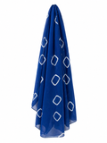 Pareo azul y blanco