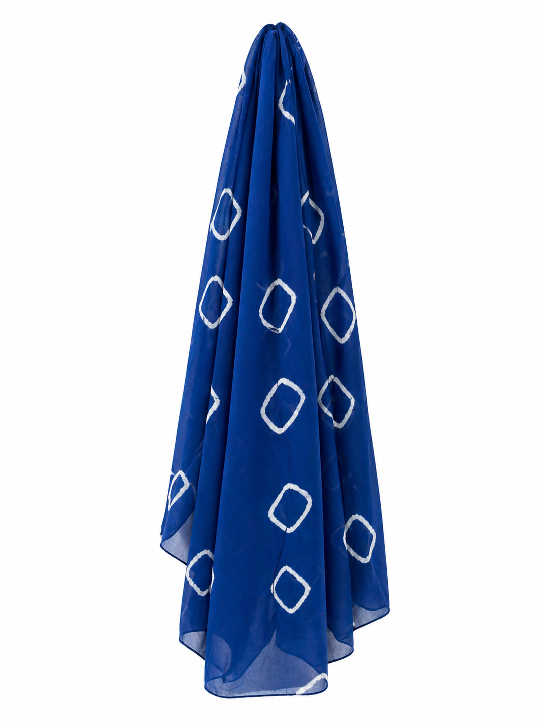 Pareo azul y blanco