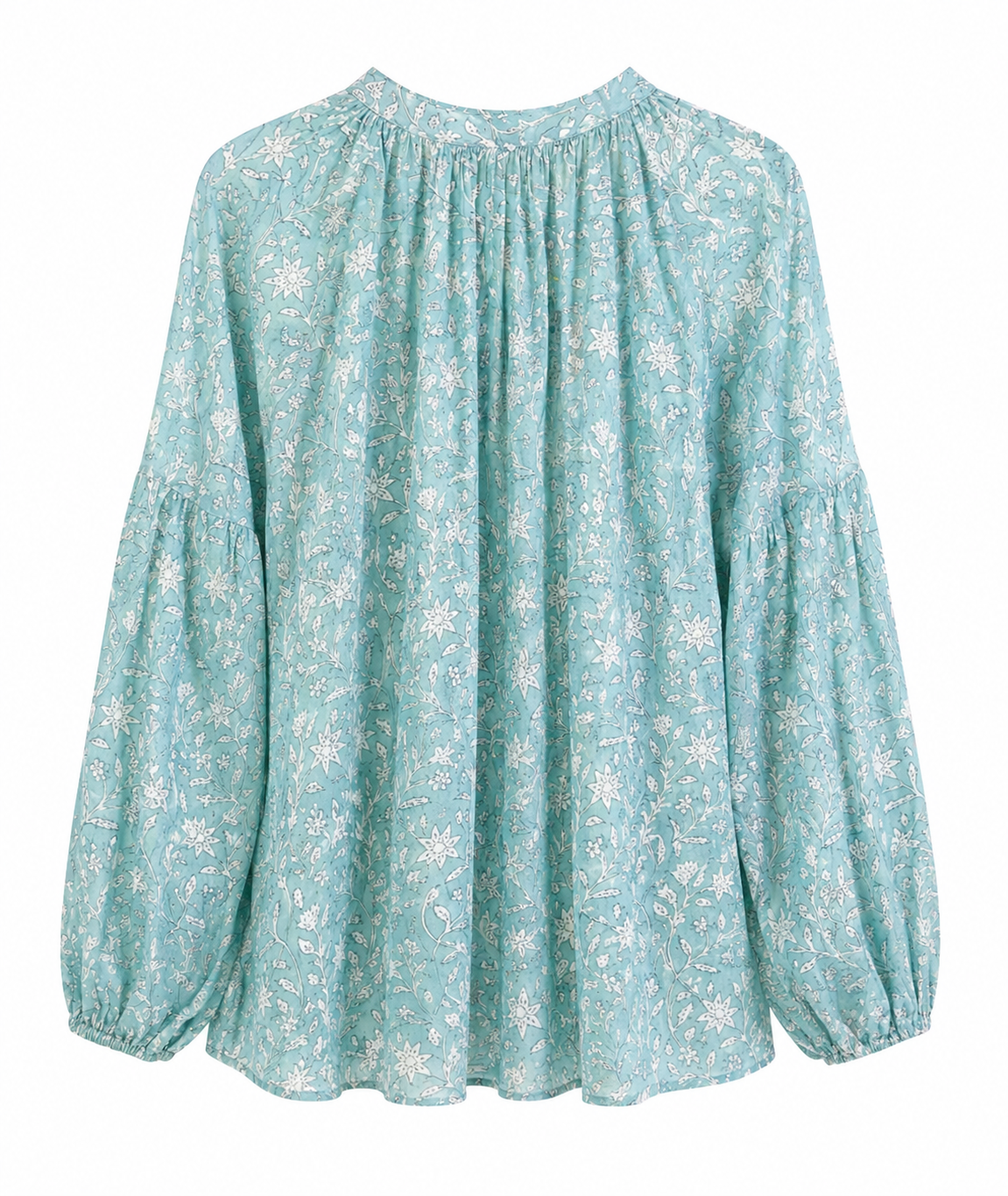 Blusa Turquesa estampada