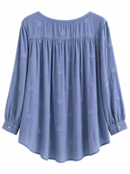 Blusa bohemia Azul