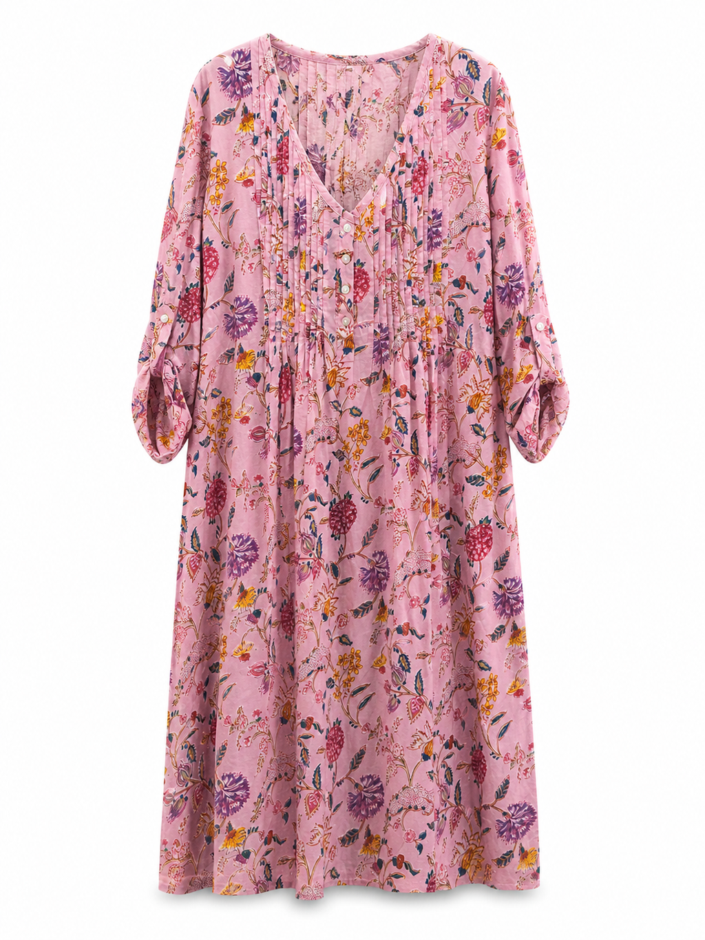 Vestido Camisero Rosa