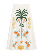 Falda Palmera Beige